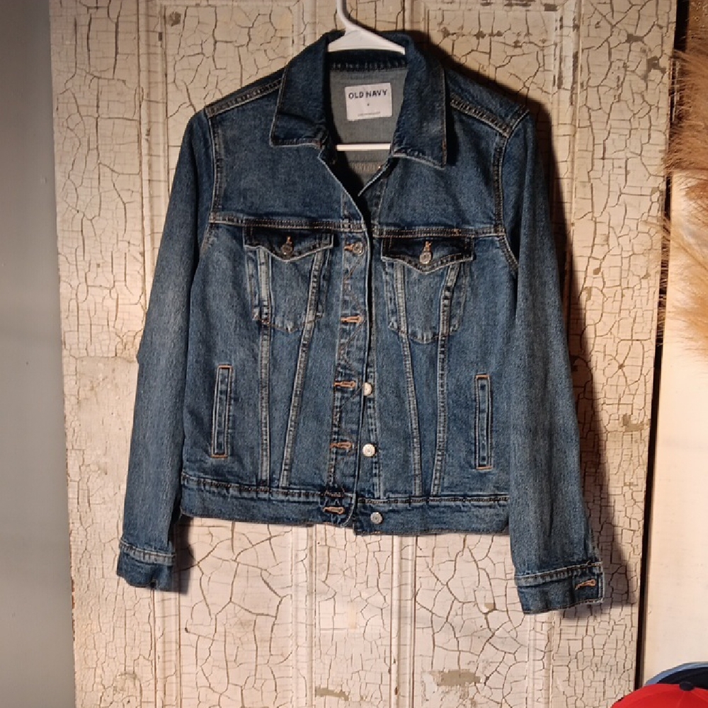Old Navy Dark Blue Denim Jacket